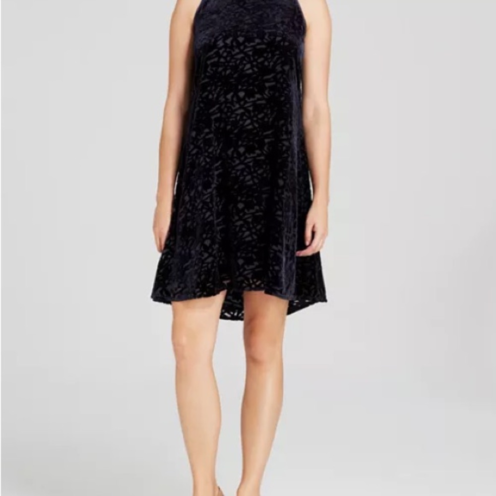 Eileen Fisher velvet Little Black dress